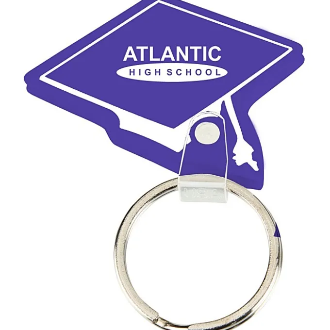 Graduation Cap Soft Keychain - Opaque