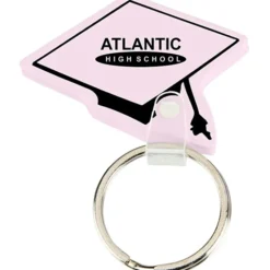 Graduation Cap Soft Keychain - Opaque
