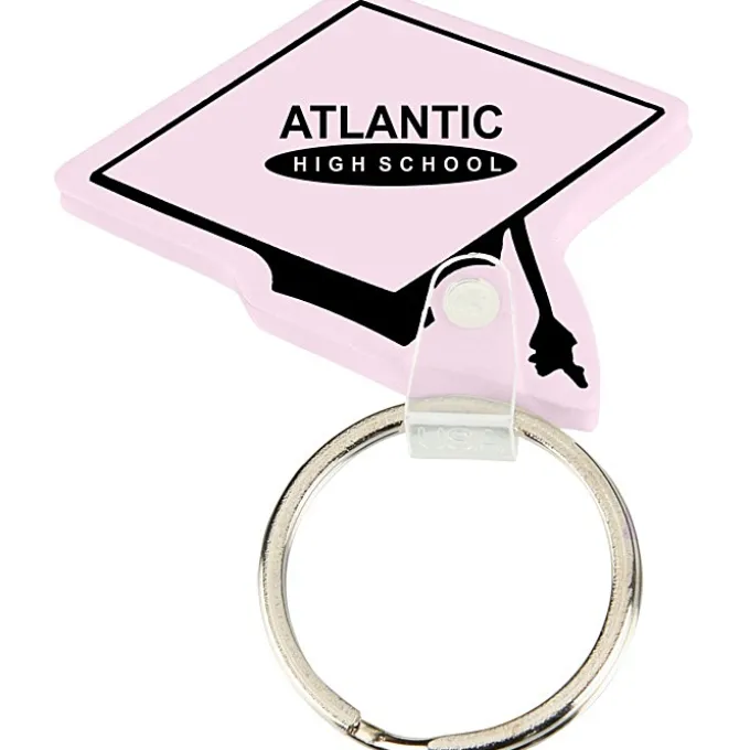 Graduation Cap Soft Keychain - Opaque