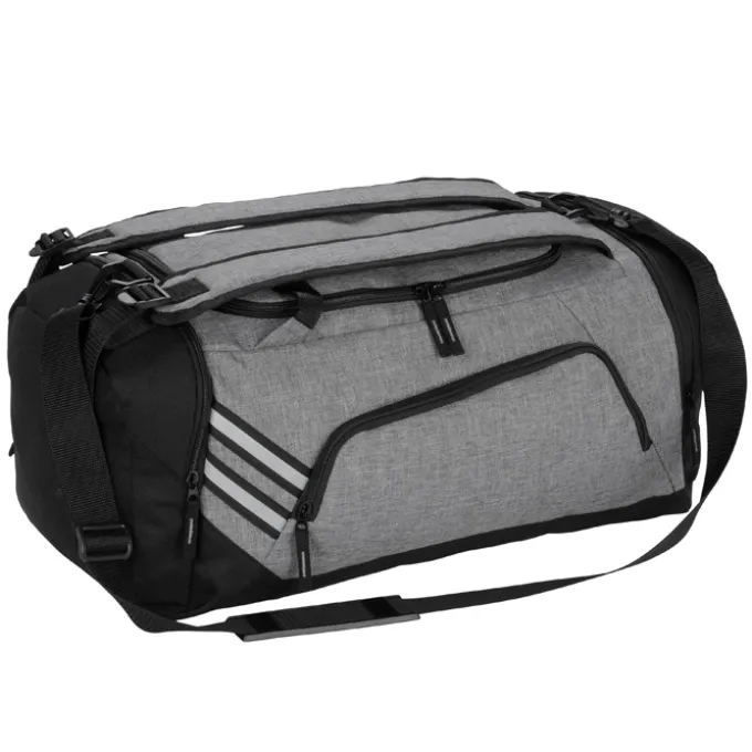 Graphite Convertible Duffel Backpack - Embroidered