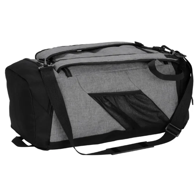 Graphite Convertible Duffel Backpack - Embroidered