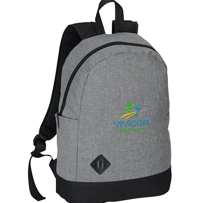 Graphite Dome 15-inch Laptop Backpack - Embroidered