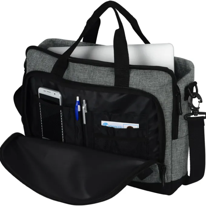 Graphite 15-inch Laptop Briefcase Bag