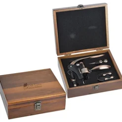 Graze Wood and Metal Wine Set - 24 hr