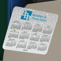 Greeting Card with Magnetic Calendar - Snowfall