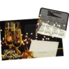 Greeting Card with Magnetic Calendar - Champagne
