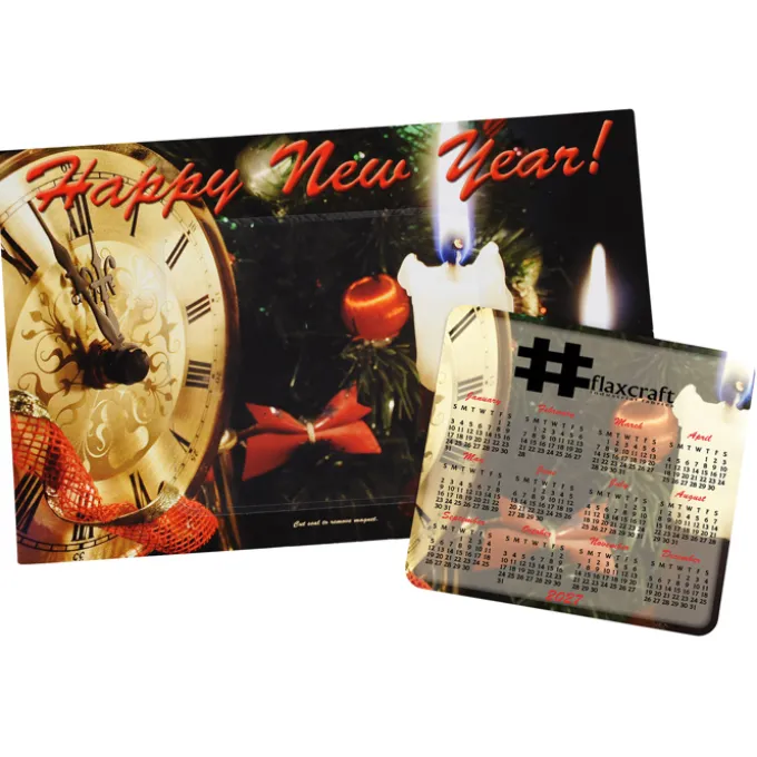 Greeting Card with Magnetic Calendar - Midnight