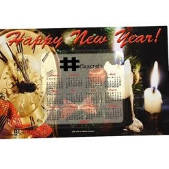 Greeting Card with Magnetic Calendar - Midnight