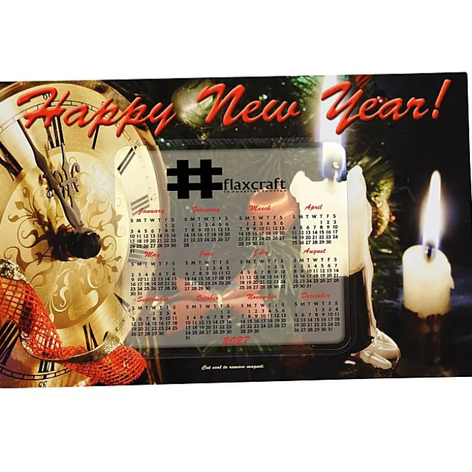 Greeting Card with Magnetic Calendar - Midnight