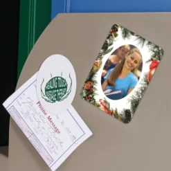 Greeting Card with Magnetic Photo Frame-Horse Drawn Carriage