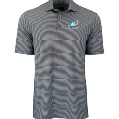 Greg Norman Freedom Micro Pique Stripe Polo
