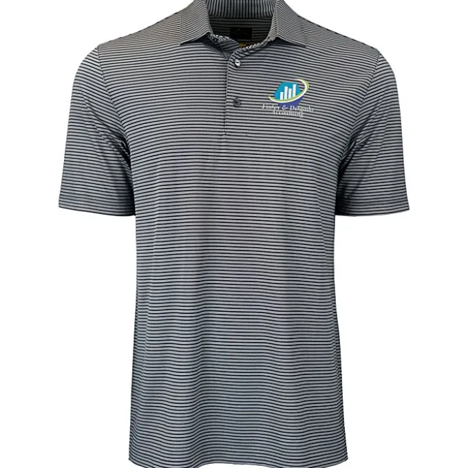 Greg Norman Freedom Micro Pique Stripe Polo