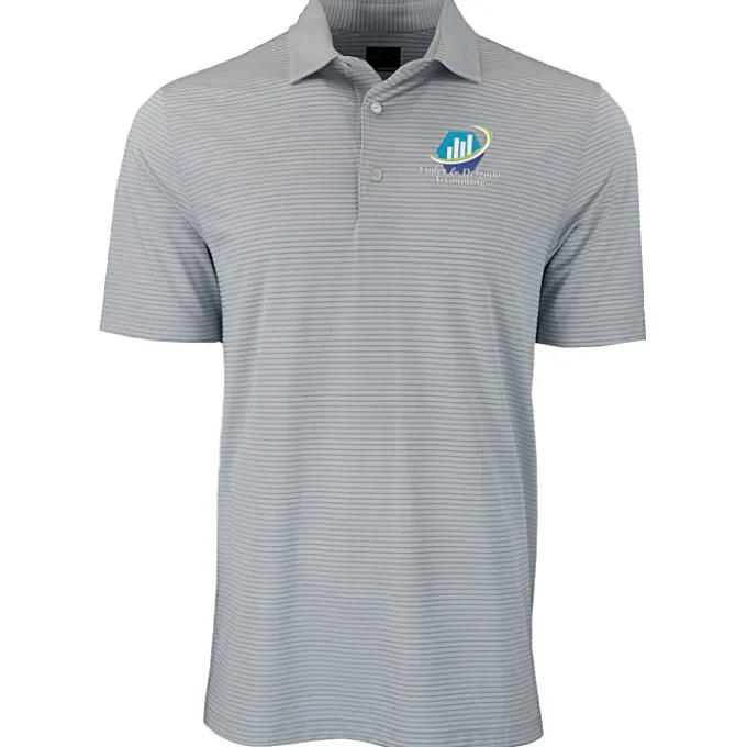 Greg Norman Freedom Micro Pique Stripe Polo