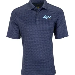 Greg Norman ML75 Microlux Cart Print Polo