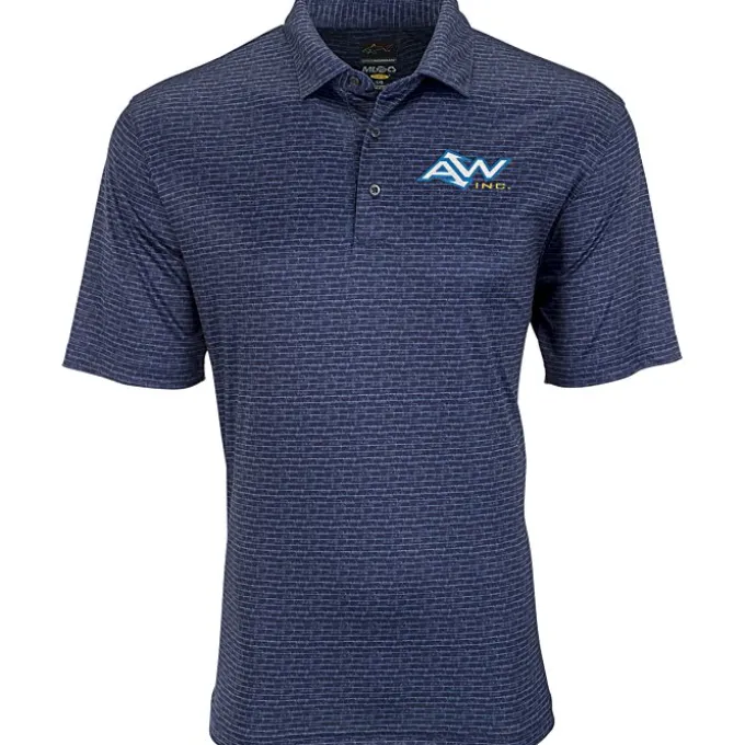 Greg Norman ML75 Microlux Cart Print Polo