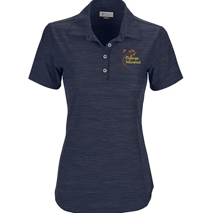 Greg Norman Play Dry Heather Polo - Ladies' - 24 hr