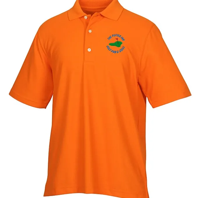 Greg Norman Play Dry Performance Mesh Polo - Men's