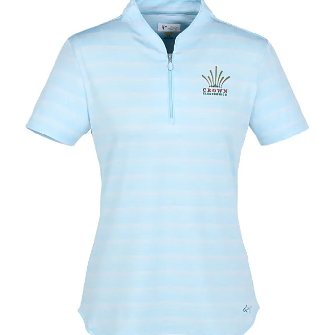 Greg Norman Stripe Polo - Ladies'