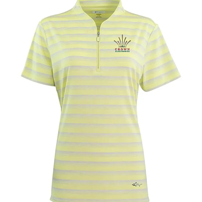 Greg Norman Stripe Polo - Ladies'