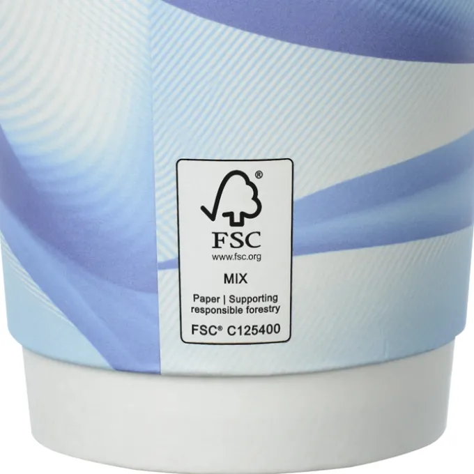 Groovy Full Color Insulated Paper Cup with Lid- 16 oz.