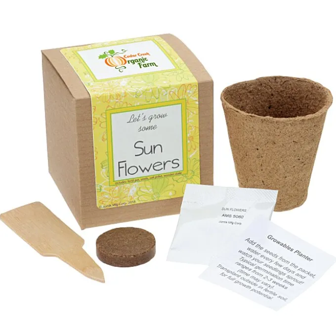 Growable Planter Gift Kit - Flowers - 24 hr