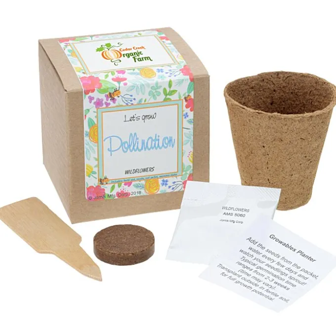 Growable Planter Gift Kit - Flowers - 24 hr