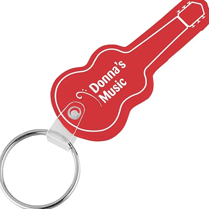 Guitar Soft Keychain - Translucent