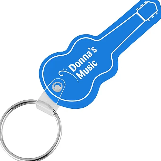 Guitar Soft Keychain - Translucent