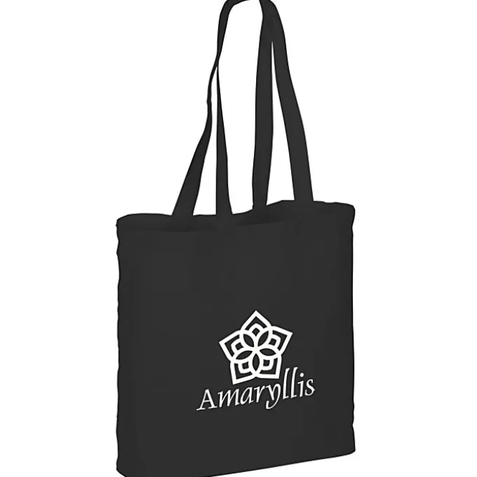 Gusseted Cotton Sheeting Tote - Color - 24 hr