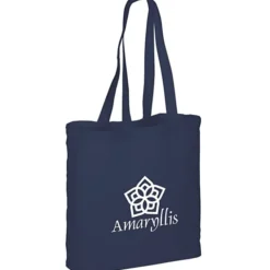 Gusseted Cotton Sheeting Tote - Color - 24 hr