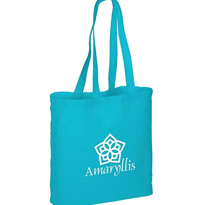 Gusseted Cotton Sheeting Tote - Color