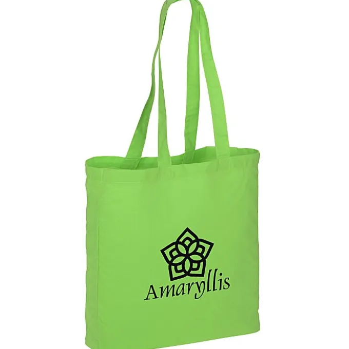 Gusseted Cotton Sheeting Tote - Color