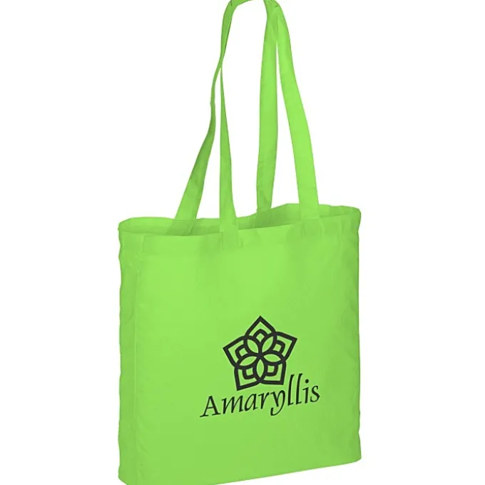 Gusseted Cotton Sheeting Tote - Color