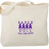 Gusseted Organic Cotton Sheeting Tote - 24 hr