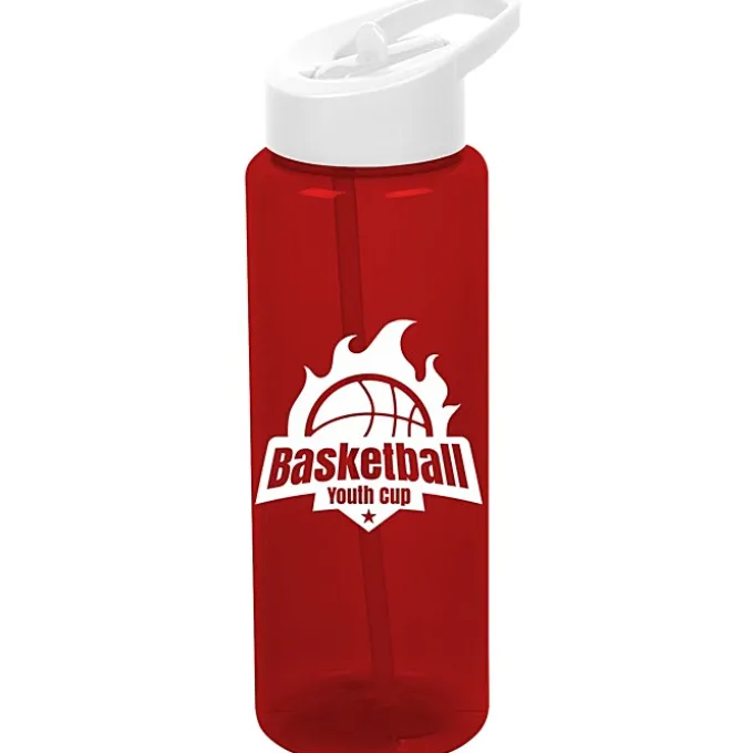 Guzzler Sport Bottle with Flip Straw Lid - 32 oz