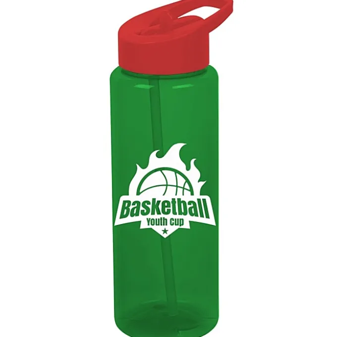Guzzler Sport Bottle with Flip Straw Lid - 32 oz