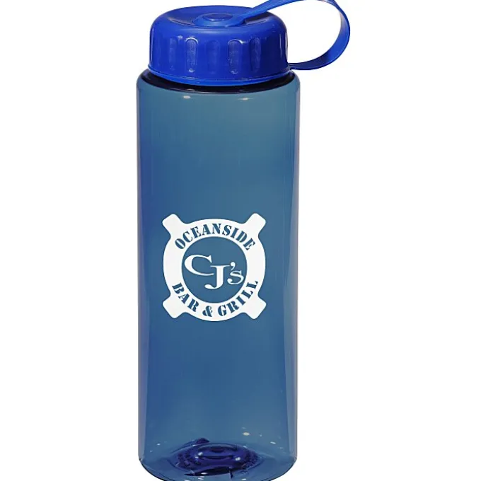 Guzzler Sport Bottle with Tethered Lid - 32 oz