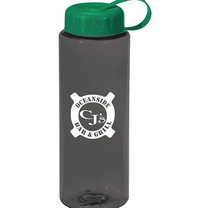 Guzzler Sport Bottle with Tethered Lid - 32 oz
