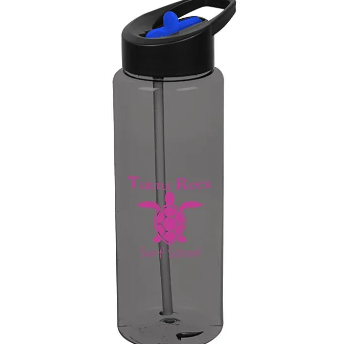 Guzzler Sport Bottle with Two-Tone Flip Straw Lid - 32 oz