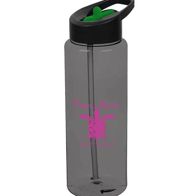 Guzzler Sport Bottle with Two-Tone Flip Straw Lid - 32 oz