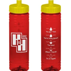 Halcyon Water Bottle with Droplet Graphics - 24 oz