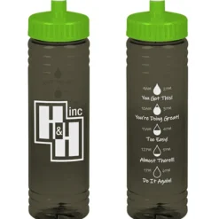 Halcyon Water Bottle with Droplet Graphics - 24 oz