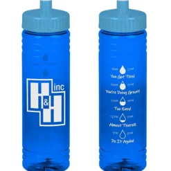 Halcyon Water Bottle with Droplet Graphics - 24 oz