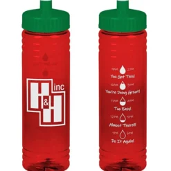 Halcyon Water Bottle with Droplet Graphics - 24 oz