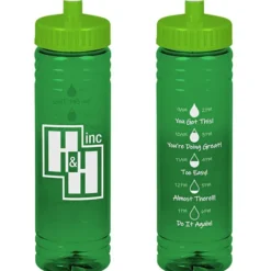 Halcyon Water Bottle with Droplet Graphics - 24 oz