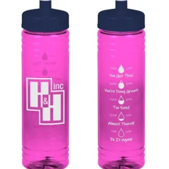 Halcyon Water Bottle with Droplet Graphics - 24 oz