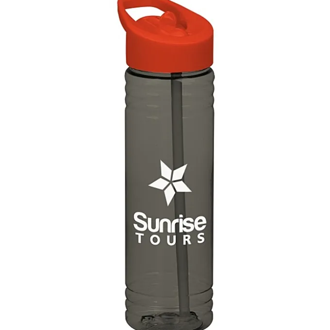 Halcyon Water Bottle with Flip Straw Lid - 24 oz