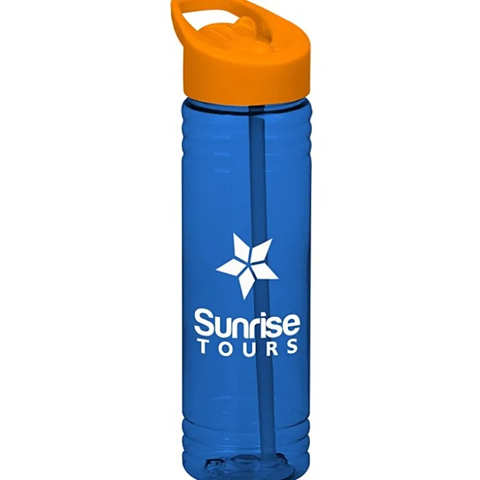 Halcyon Water Bottle with Flip Straw Lid - 24 oz