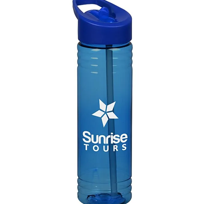 Halcyon Water Bottle with Flip Straw Lid - 24 oz