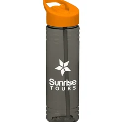Halcyon Water Bottle with Flip Straw Lid - 24 oz